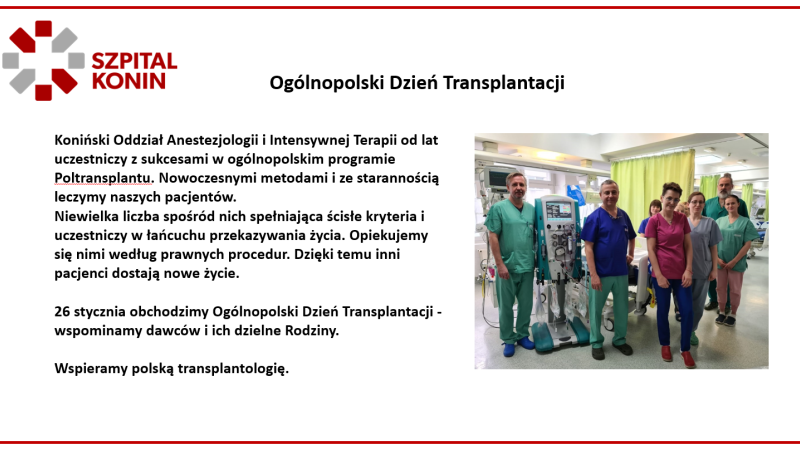 Ogólnopolski Dzień Transplantacji